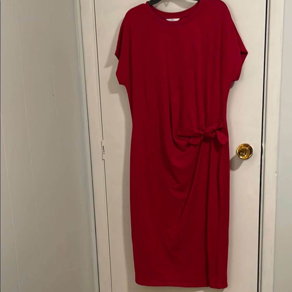 Elegant Red Women's Dress